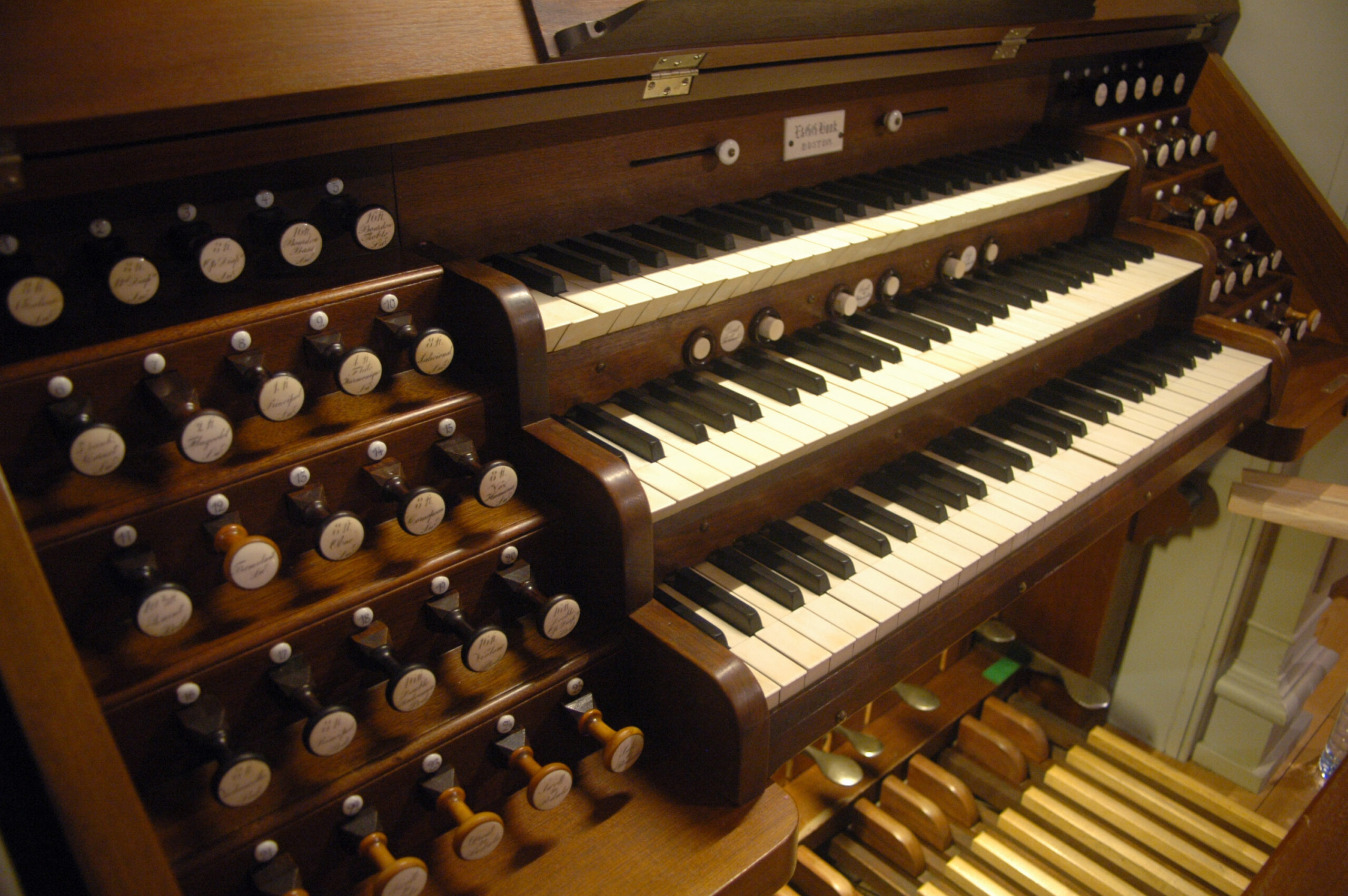 Orgel in einer Kirche